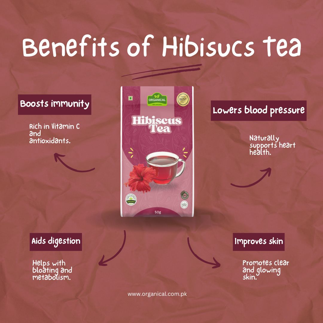 Buy Hibiscus Tea in Pakistan โ Refresh Naturally with Every Sip