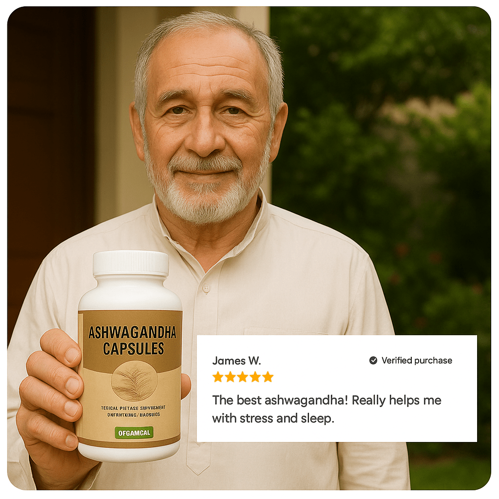 Ashwagandha 90 Capsules – Stress Free Life, Focus & Neend Behtar